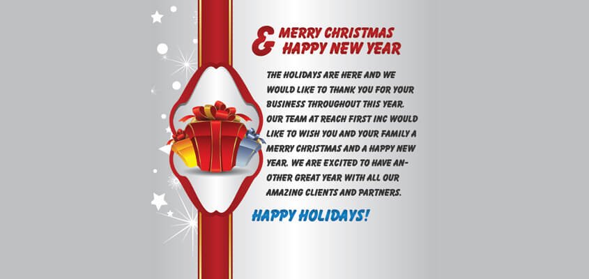 Merry Christmas and Happy New Year