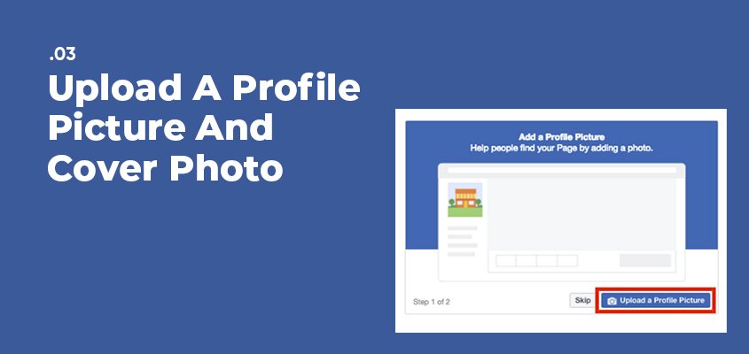 Upload A Profile Picture And Cover Photo