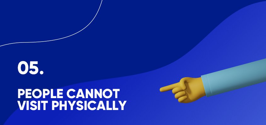 People Cannot Visit Physically